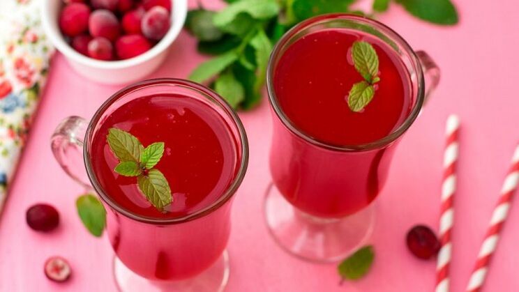 Geléia de frutas vermelhas para uma dieta de bebida