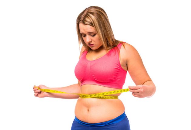 Dietas rápidas não livraram a menina da gordura corporal