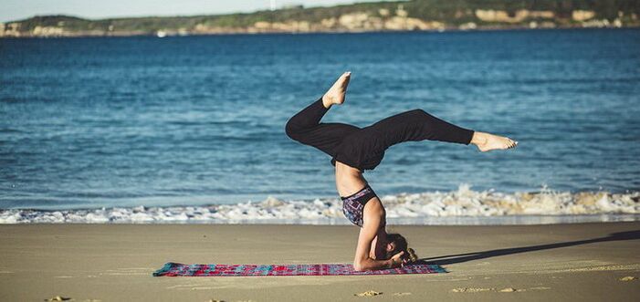 Yoga ao ar livre para perder peso